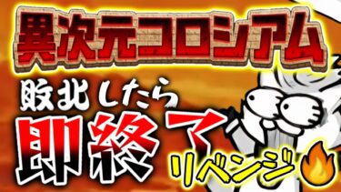 【リベンジ🔥】敗北したら即終了⁉異次元コロシアム【にゃんこ大戦争】