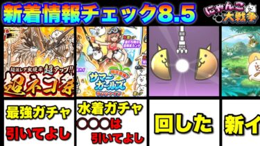 超ネコ祭＆サマーガールズガチャサンシャインが登場！夏休み新着情報チェック！　#にゃんこ大戦争