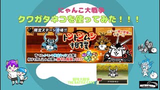 《にゃんこ大戦争-The battle cats》￥無課金勢￥【使ってみた】スペEX（クワガタネコ）240729　[貓咪大戰爭-냥코 대전쟁]　＠りつとまチャンネル#にゃんこ大戦争