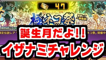 【にゃんこ大戦争】誕生月こそ極ネコ祭！ポノスさん、誕生日プレゼントのイザナミさんありがとうございます！【本垢実況Re#1965】