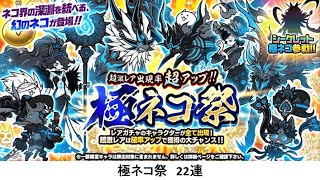 【にゃんこ大戦争】極ネコ祭　22連