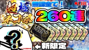 年越し配信！新年の超極猫祭を最速で引いていく!!!　【にゃんこ大戦争】