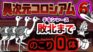 【0体でゲームオーバー】異次元コロシアム6 (生産キャラ数制限) ステージ紹介＆攻略　【にゃんこ大戦争】