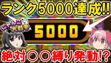 【にゃんこ大戦争】ユーザーランク5000達成‼ここからずっと○○します‼【ネコカン大量・無限課金編】