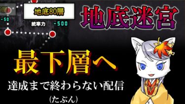 【にゃんこ大戦争】 地底迷宮 最下層到達までいく配信