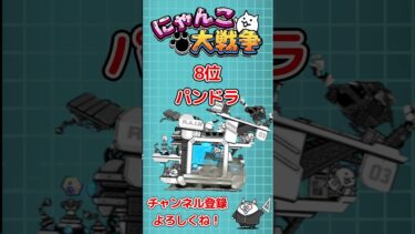 伝説レア最強ランキングBEST16｜みんなクセが強すぎ！【最新2025年2月版】【The Battle Cats】 #shorts  #にゃんこ大戦争 #にゃんこ大戦争ゆっくり解説