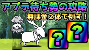 開眼のちびネコノトリ  これがアプデ待ち勢の攻略法です　にゃんこ大戦争